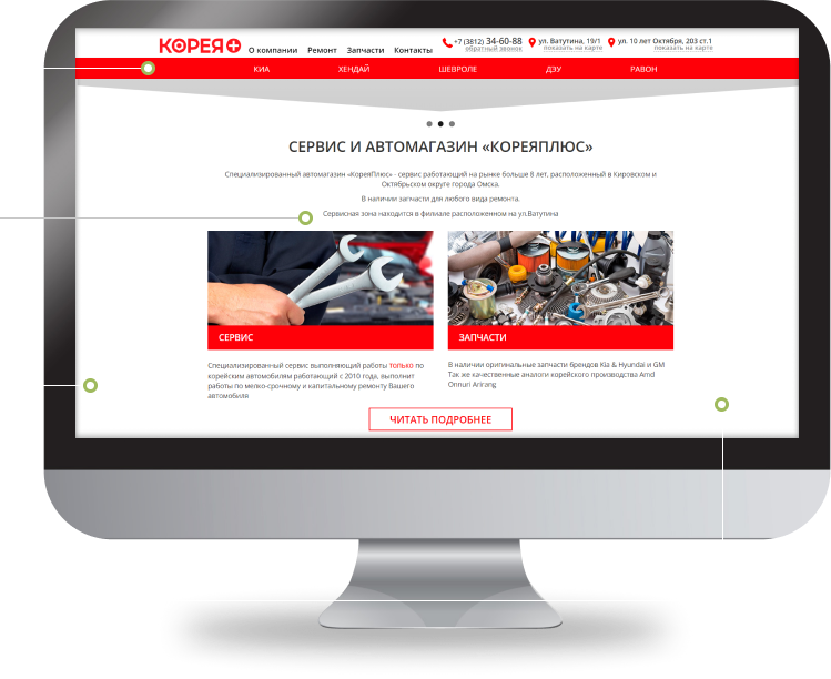SEO-продвижение сайта по ремонту авто и продаже запчастей